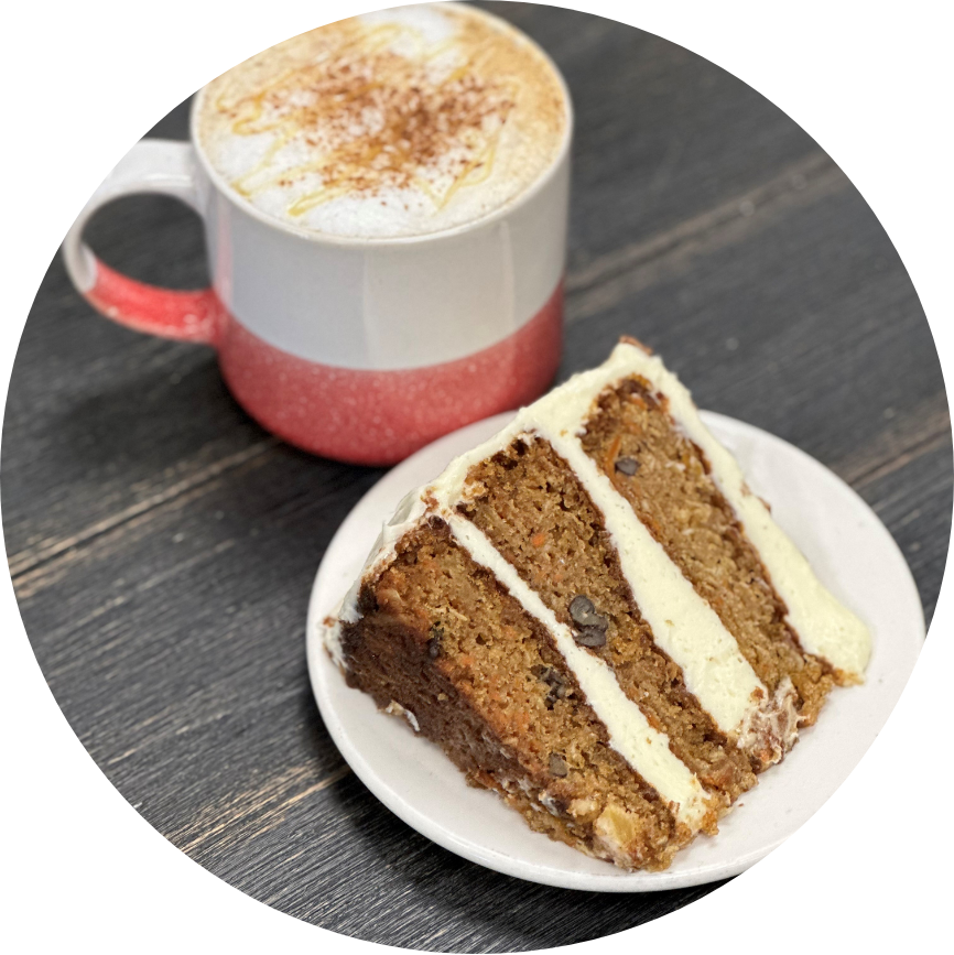 Coffee and a slice of cake